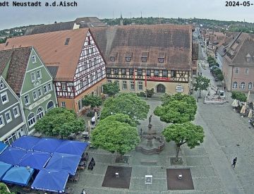 Webcams - Webcam Marktplatz Neustadt an der Aisch