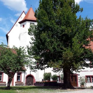 Schlosshof - Museen im Alten Schloss - Karpfenmuseum Neustadt an der Aisch in der ErlebnisRegion Steigerwald