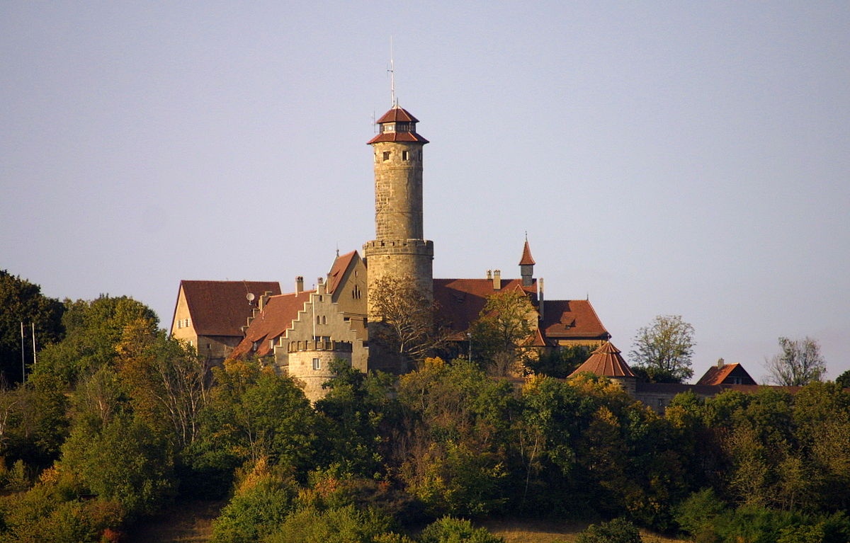 Altenburg von Süden - Altenburg Bamberg in der ErlebnisRegion Steigerwald