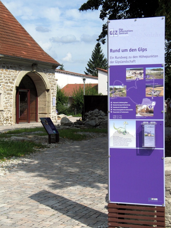 Gipsinformationszentrum - GIZ · Gipsinformationszentrum Sulzheim in der ErlebnisRegion Steigerwald