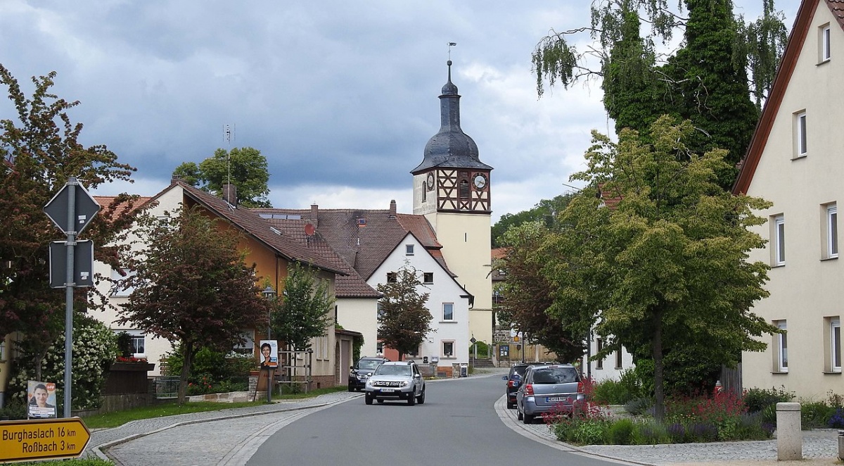 Marktplatz in Baudenbach - Baudenbach in der ErlebnisRegion Steigerwald