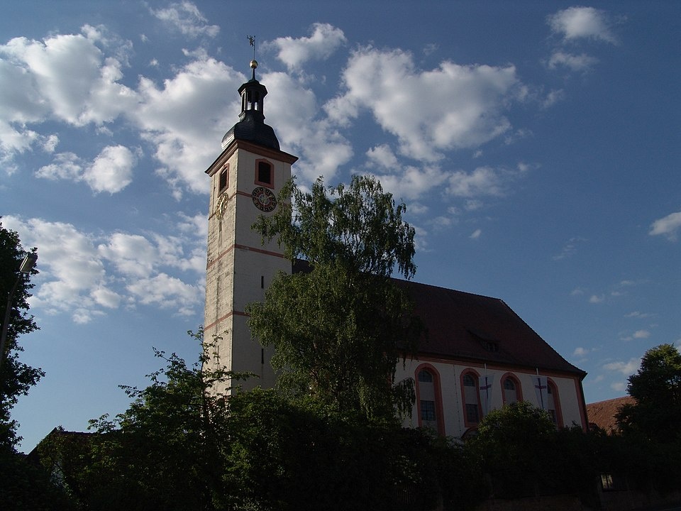 Kirche in Gerhardshofen - Gerhardshofen in der ErlebnisRegion Steigerwald
