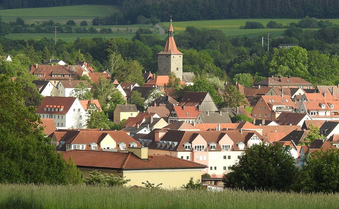 Blick auf Neustadt an der Aisch - Neustadt an der Aisch in der ErlebnisRegion Steigerwald
