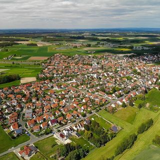 Luftaufnahme von Weisendorf - Weisendorf in der ErlebnisRegion Steigerwald