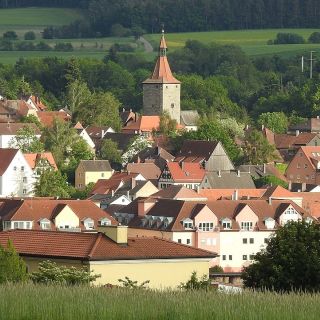 Blick auf Neustadt an der Aisch - Neustadt an der Aisch in der ErlebnisRegion Steigerwald